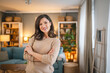 © Miljan Živković - Mature caucasian woman female at home happy smile portrait close up