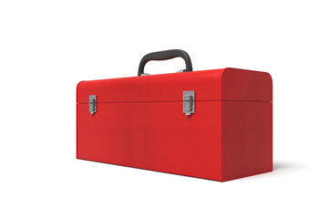 Sticker - Red toolbox closed on a plain backdrop