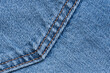 Background and texture of denim in closeup.