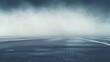 Creative Blurry Outdoor Asphalt Background with Mist