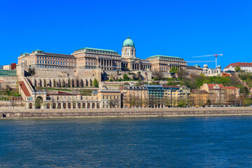 Wall Mural - View of the Buda Castle in Budapest, Hungary