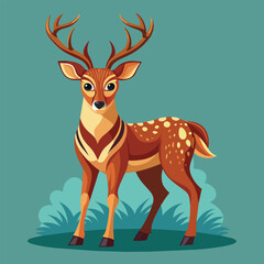  Illustration of a deer 