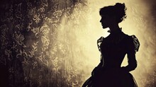 Woman Vintage Victorian Silhouette Free Stock Photo - Public Domain ...