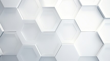Wall Mural - design style hexagon background
