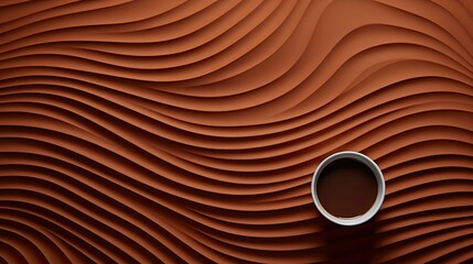 Wall Mural - earthy minimal brown background