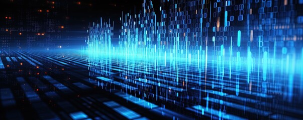 Programming code abstract technology background of software deve