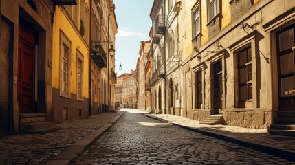 Canvas Print - architecture perspective city background