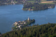 Panoramic view of the austrian city Maria Worth