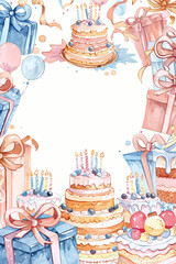 Poster - birthday party set