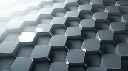 futuristic tech hexagon background