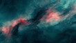 Abstract Cosmic Sky with Vibrant Red Accents, Artistic Space Concept, Background or Wallpaper