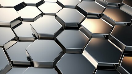 technology futuristic hexagon background