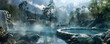 hot springs in the mountains relaxation and relaxation for body and soul