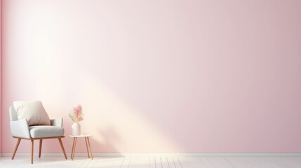 Canvas Print - elegant modern light background