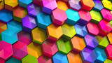 Fototapeta Las - Abstract hexagon texture