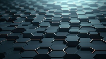 digital tech hexagon background