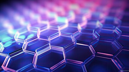 digital tech hexagon background