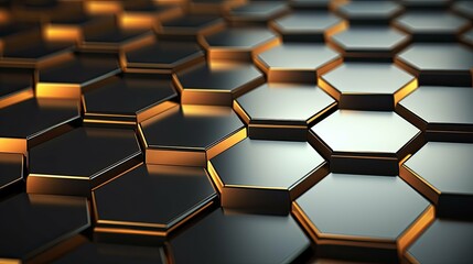 design tech hexagon background