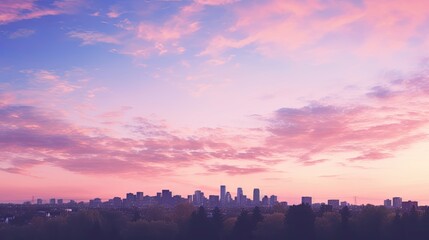 Canvas Print - horizon sky landscape background