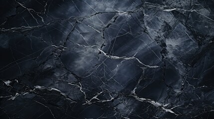 Poster - black dark marble background