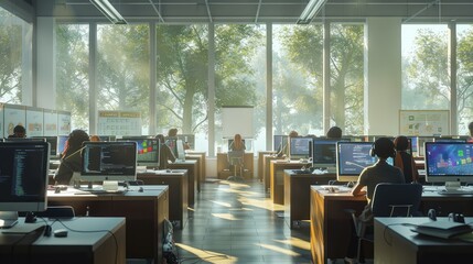 internet computer lab school