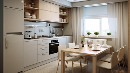 Sticker - design apartment kitchen background