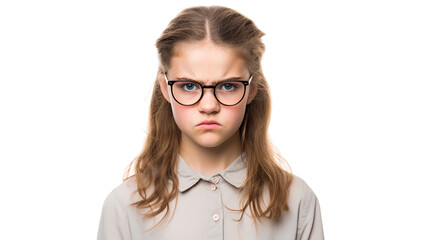 Incensed Girl from Australia on a transparent background