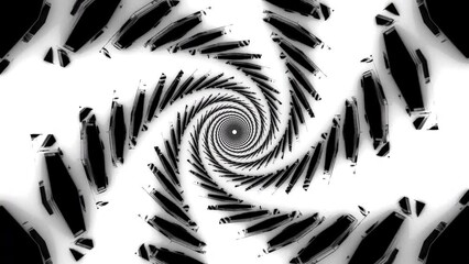 Wall Mural - abstract spinning swirling blurred stains creating effect of a spiral. design. hypnotic tornado of d