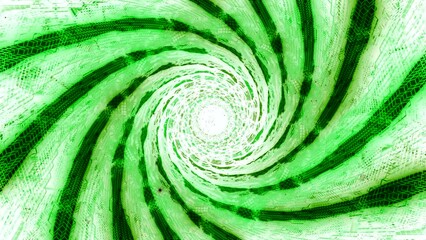 Wall Mural - abstract vortex with hypnotic stripes. motion. rotating and bending neon spiral optical illusion.