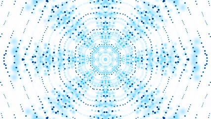 Wall Mural - hypnotic circular pattern moving from dots. design. dots move in geometrically circular pattern. kal