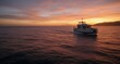© vivekFx - Sail into the sunset on a serene sea