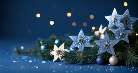 Sticker -  Celebrate the season with a starry Christmas tree!