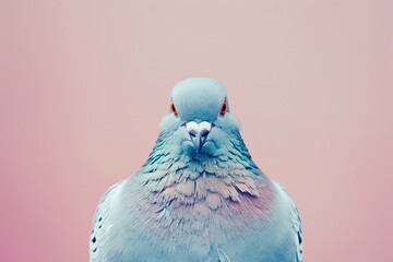 Wall Mural - photo of a pigeon having party