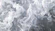 White Smoke Billowing Against a Grey Background