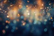 Bokeh backdrop background, There are many bubbles floating in the air on a string, Ai generated