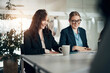 © Flamingo Images - Businesswomen laughing together during a boardroom meeting in an office