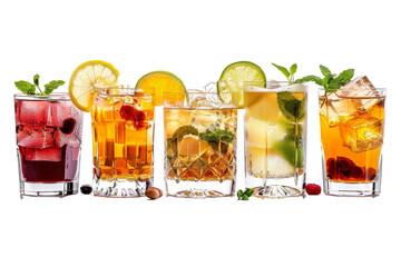 Canvas Print - Isolated Cocktail Collection