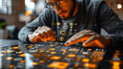 Mobile app development process, user interface design, tech creativity