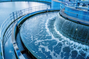 water treatment plant, treatment facilities. recycling. waste processing water treatment plant