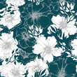 © Aroma - Textile fabric print seamless flower patterns Geometrical linen tie dye clouds effects