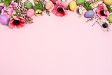 Fototapeta Storczyk - Beautiful Easter frame