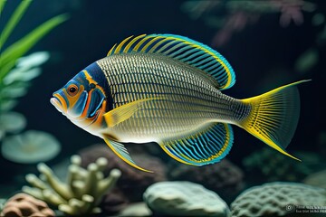 Wall Mural - Freshwater Angelfish