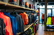 Shop with sports clothing