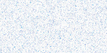 Abstract Background Design. Terrazzo Flooring Marble Texture. Stone Pattern Background. Vintage White Light Background. Drops Of Blue And Purple Color Paint Splattered On White Background.