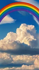 Wall Mural - White clouds isolate on black background. 3d illustration design