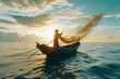 © Denisa - Indonesian men working as fishermen