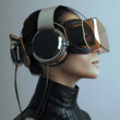 © Syed - Cutting edge grown-up in computer generated simulation handsfree headset-378