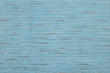 Sticker - Stylish light blue wallpaper as background, closeup view