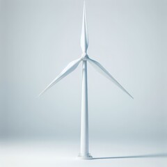 wind turbine on simple background