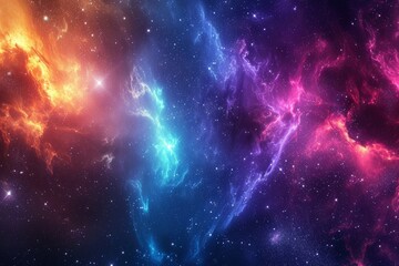 Wall Mural - colorful galaxy